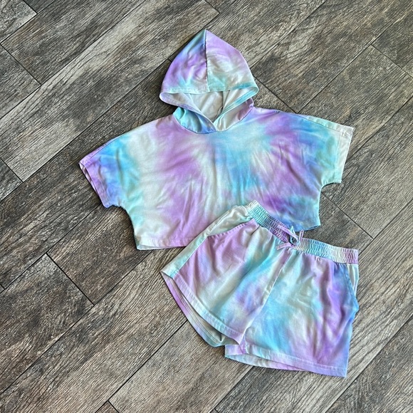 SHEIN Matching Sets Shein Tie Dye Shorts Set Poshmark